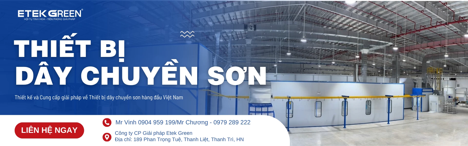 Thiết bị dây chuyền sơn ETEK GREEN